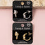 Baguette Cz Twisted Knot Hoop Earrings: G