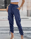 Phoebe Satin Pants - Navy