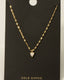 Cz Heart Gem Pendant Necklace
