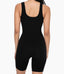 Ribbed Seamless Shortsie Romper - Black