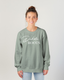 Dakota Roots Puff Print Crew - Greenstone