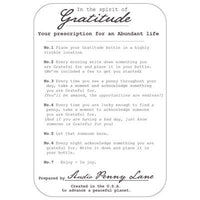 Gratitude Apothecary Jar