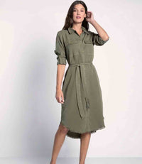 Bobbie Dress - Olive Tree