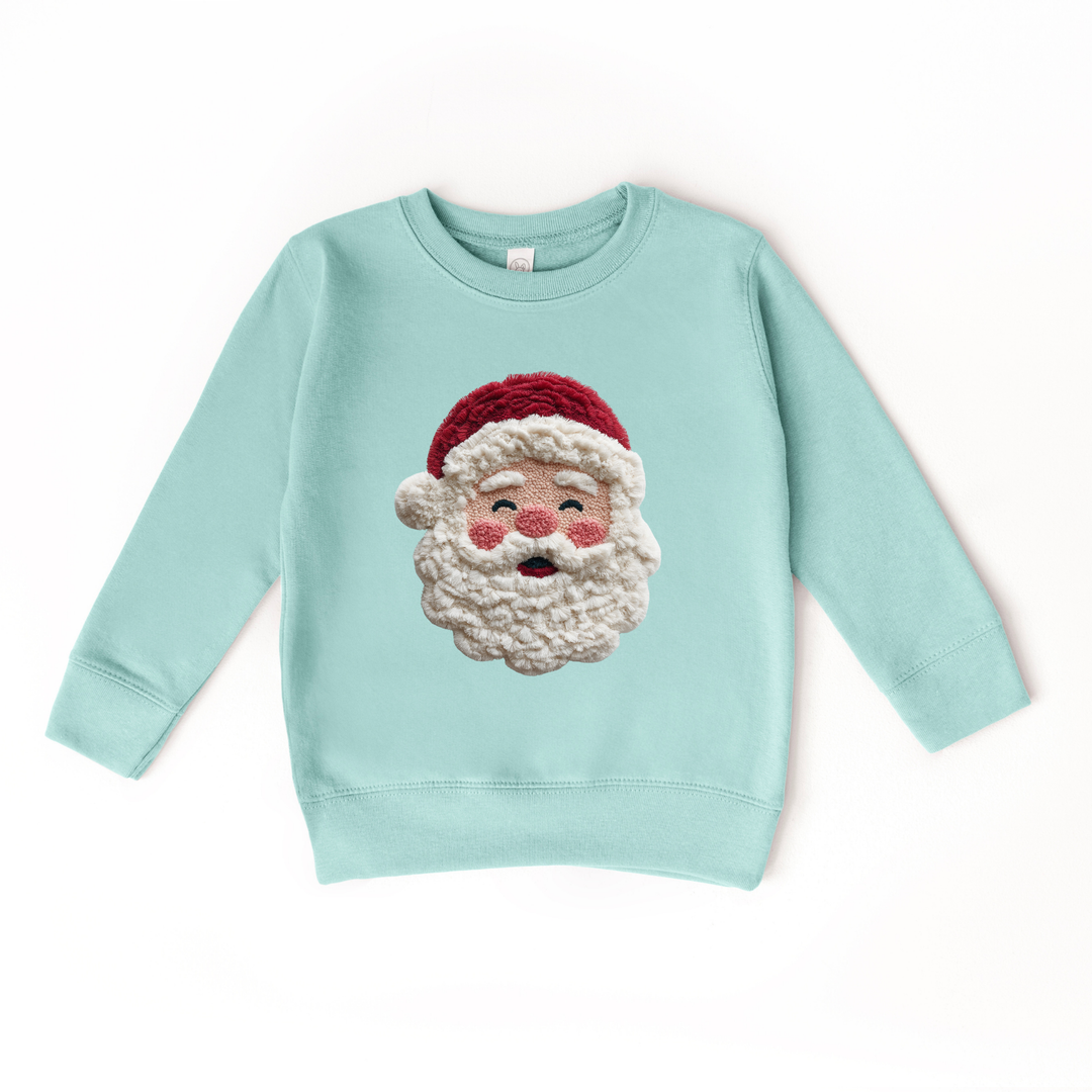Faux Yarn Santa Claus Sweatshirt