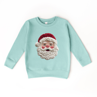 Faux Yarn Santa Claus Sweatshirt