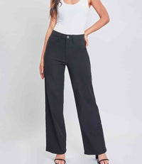 Hyperstretch High Rise Wide Leg -Black