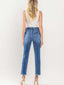 Odette High Rise Ankle Slim Straight Jeans