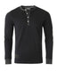 Contrast Neck and Cuff Long Sleeve - Black/Heather