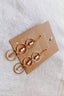 Hepburn Triple Hoop Earrings