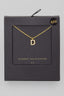 Gold Dipped Pave Initial Necklace