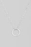 Circle Ring Pendant Necklace