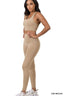 Athletic Racerback Tank Top - Ash Mocha