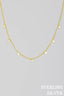 Sterling Silver Stud Station Necklace