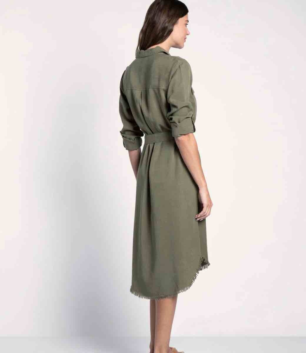 Bobbie Dress - Olive Tree
