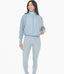 Trim Padded Hybrid Jacket - Smokey Blue