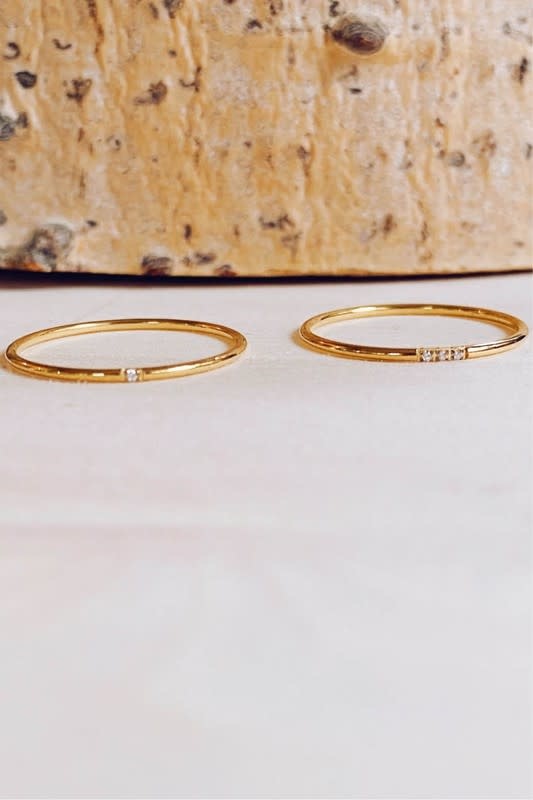 Gatsby Ring Collection 1 Diamond