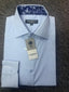 Light Blue Men's Long Sleeves Dress Shirt