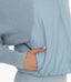 Trim Padded Hybrid Jacket - Smokey Blue