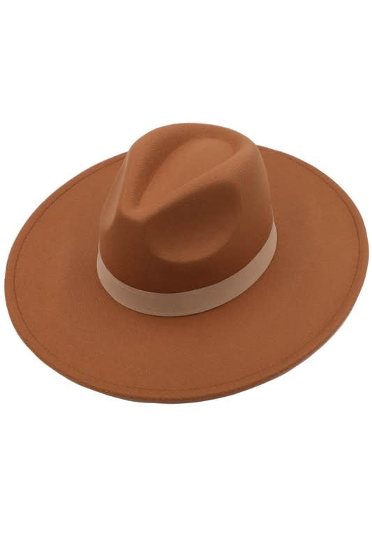 Faux Wool Fedora Hat