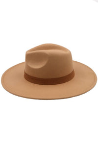 Faux Wool Fedora Hat