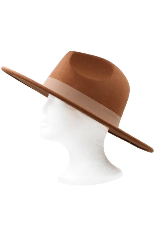 Faux Wool Fedora Hat