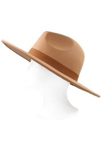 Faux Wool Fedora Hat