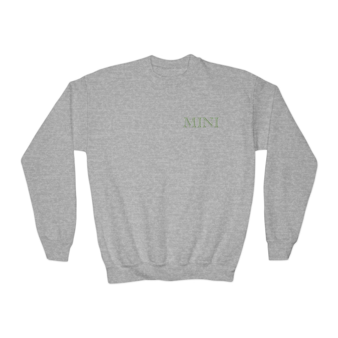 Mini Embroidered Youth Crewneck Sweatshirt