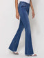 Talulla Raw Hem Flare Jeans