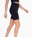 Ribbed High - Waist Biker Shorts - Black