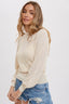 Pointelle Knit Top - Natural
