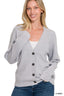 Viscose Sweater Cardigan: 6 Colors
