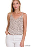 Reversible Front & Back Satin Cami - Champagne