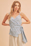 Malorie Top - Sky Floral