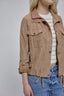 Cropped Utility Jacket - Hazelnut