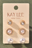 Pearl Beaded Earring Set