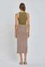 The Basic Round Neck Tank - Martini Olive