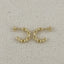 18k Gold Filled Chain C-Hoop Earrings