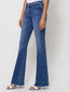 Talulla Raw Hem Flare Jeans