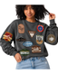 North Dakota Large Multi Logo Light Weight Crewneck
