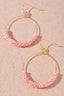 Seed Bead Round Dangle Earrings