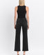 Stevie Rhinestone High Rise Slim Wide Jeans