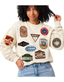 North Dakota Large Multi Logo Light Weight Crewneck
