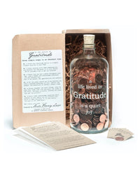 Gratitude Apothecary Jar