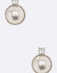 Pearl & Rhinestone Stud Earrings