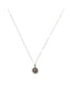 Petite Penny From Heaven Necklace - White Bronze