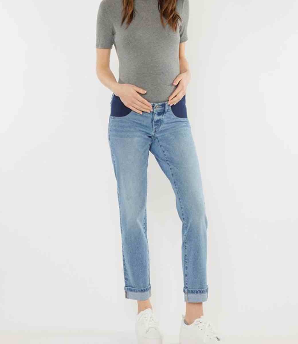 Yasmin Maternity Boyfriend Jeans - Medium