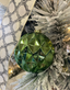 Green Shiny Diamond Christmas Ball Ornament