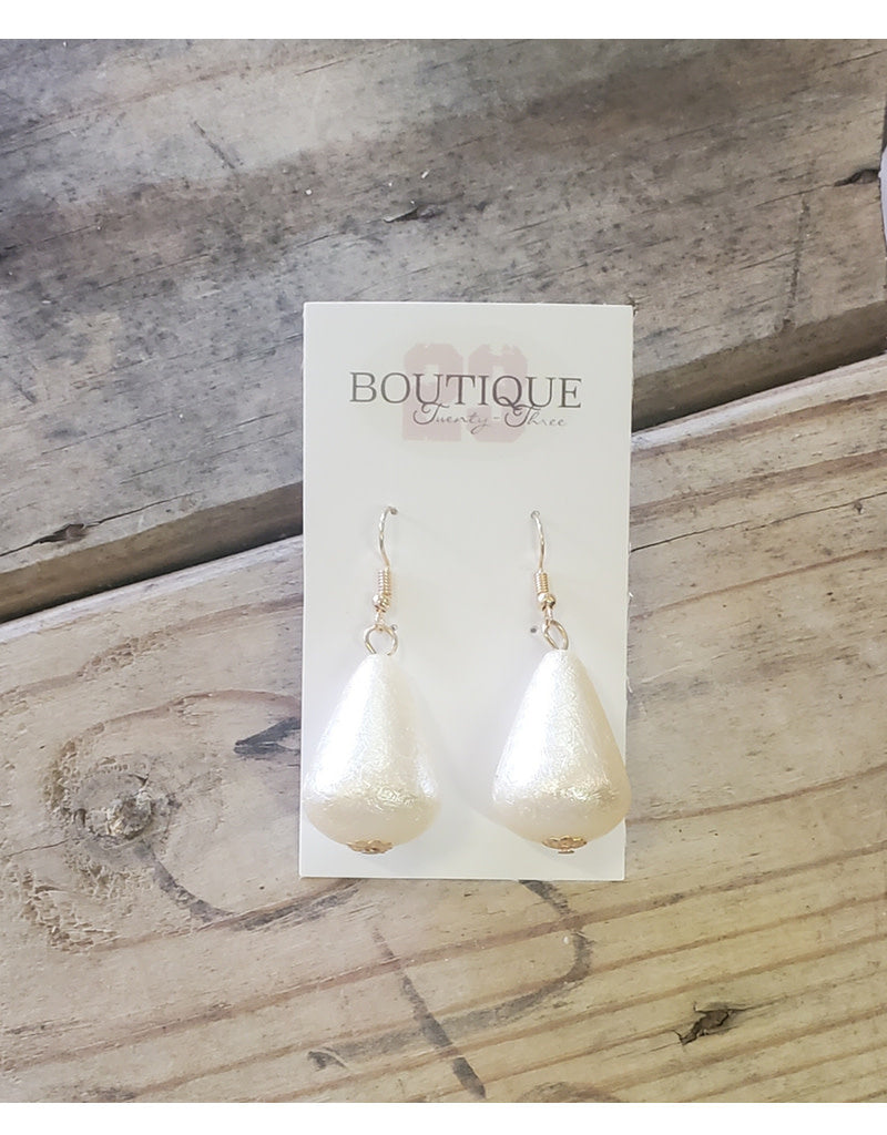 Pearl Teardrop Earrings