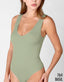 Ribbed V-Neck Bodysuit