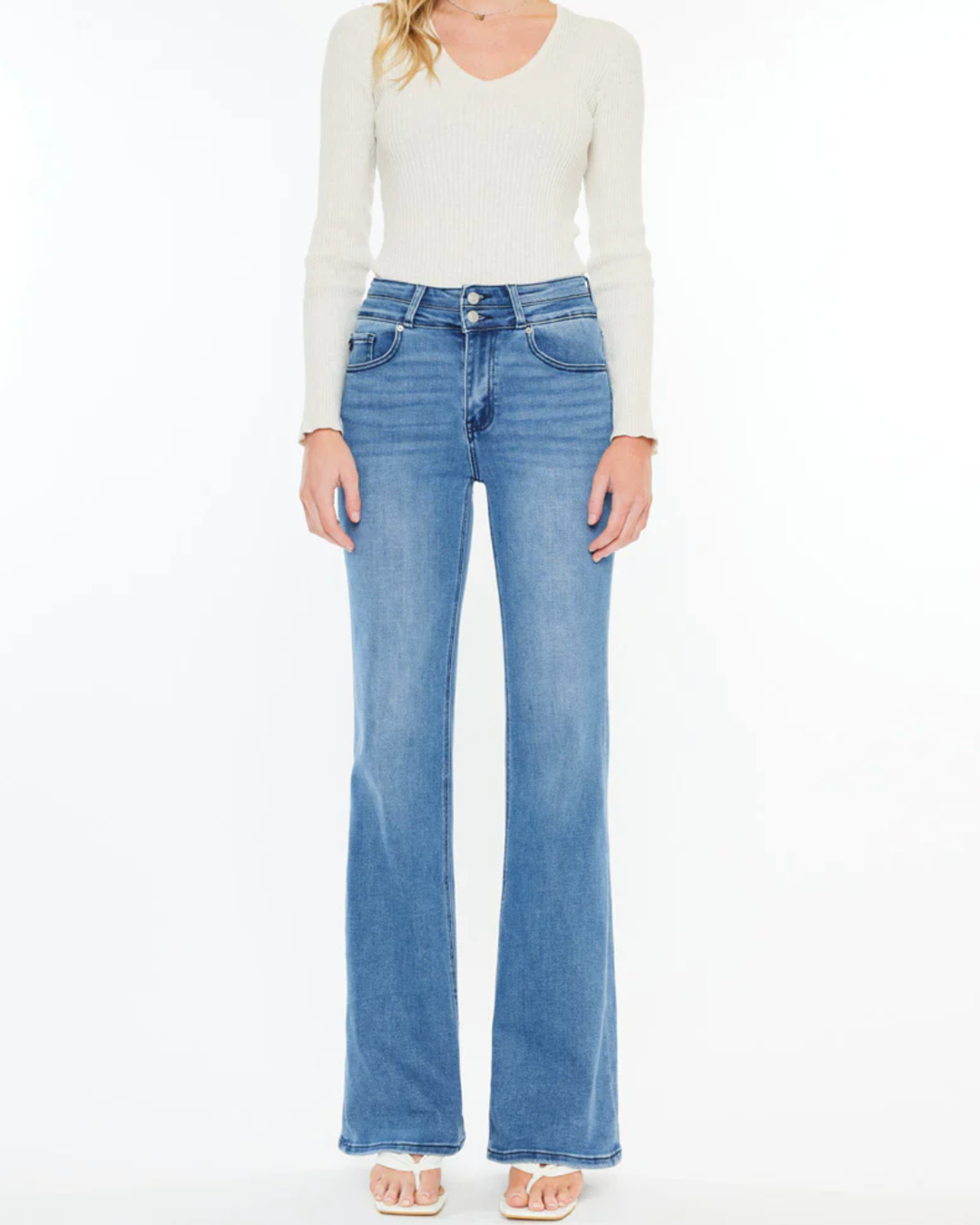 Onyx Ultra High Rise Wide Flare Jeans